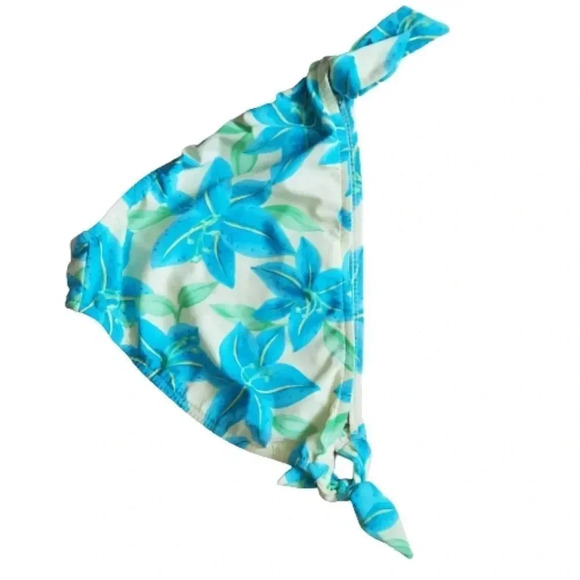 Point Conception blue, green,white floral bikini bottom Size Small - Picture 2 of 4